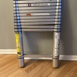 14.5 Foot Telescoping Ladder Extended Ladder Metal 