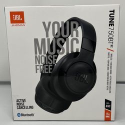 JBL TUNE 750BTNC Wireless Headphones (iPhone Samsung AirPods Beats)