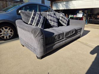 Comfy Charcoal Gray Couch / Sofa