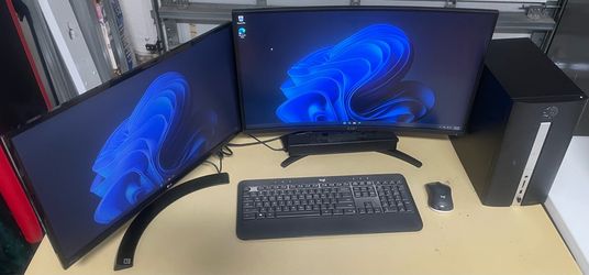 HP Pavilion Desktop with 2 Monitors