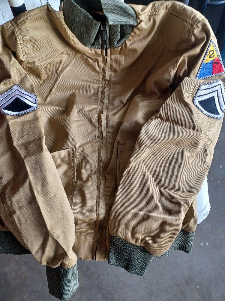 Brad Pitt WWII Style Khaki Jacket 