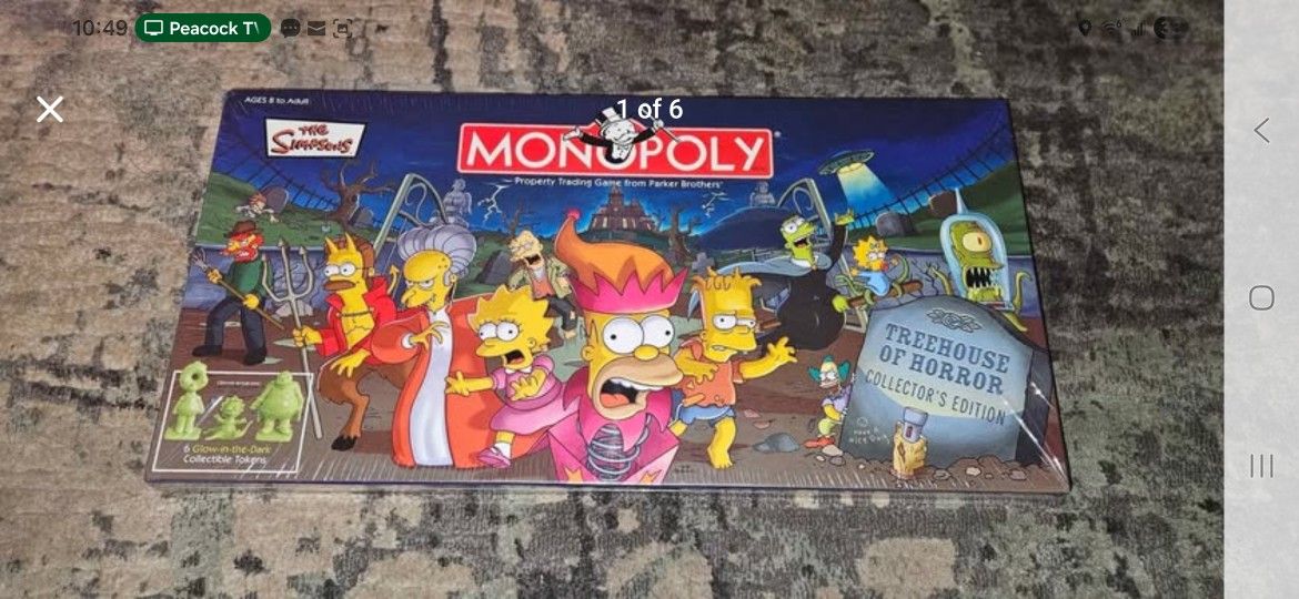 Monopoly The Simpsons Treehouse Of Horror Collectors Edition Brand New Sealed!!