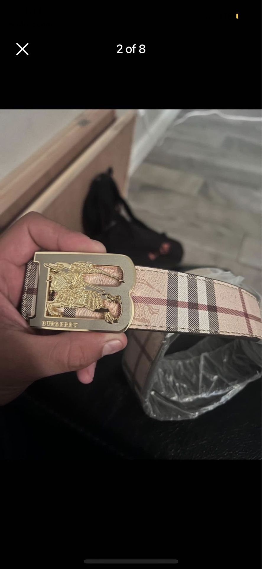 Burberry ,Gucci , Ferragamo Designer Belts For Men