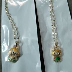 Labubu Chains, Gold Plated 