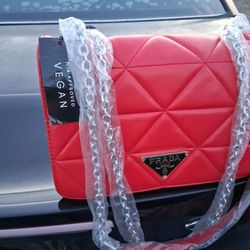 Prada Spectrum Quilted Napa Leather Purse
