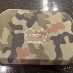 DJI Mini 3 Pro/3 Drone Hard Case Accessory (Case Only). Mini 3 / Mini 3 Pro Case RC, Compact Small PU Waterproof Carrying Case with Shoulder for DJI M