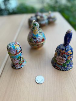 Vintage Cloisonné Trinket Collection - Set of 3 ($50)