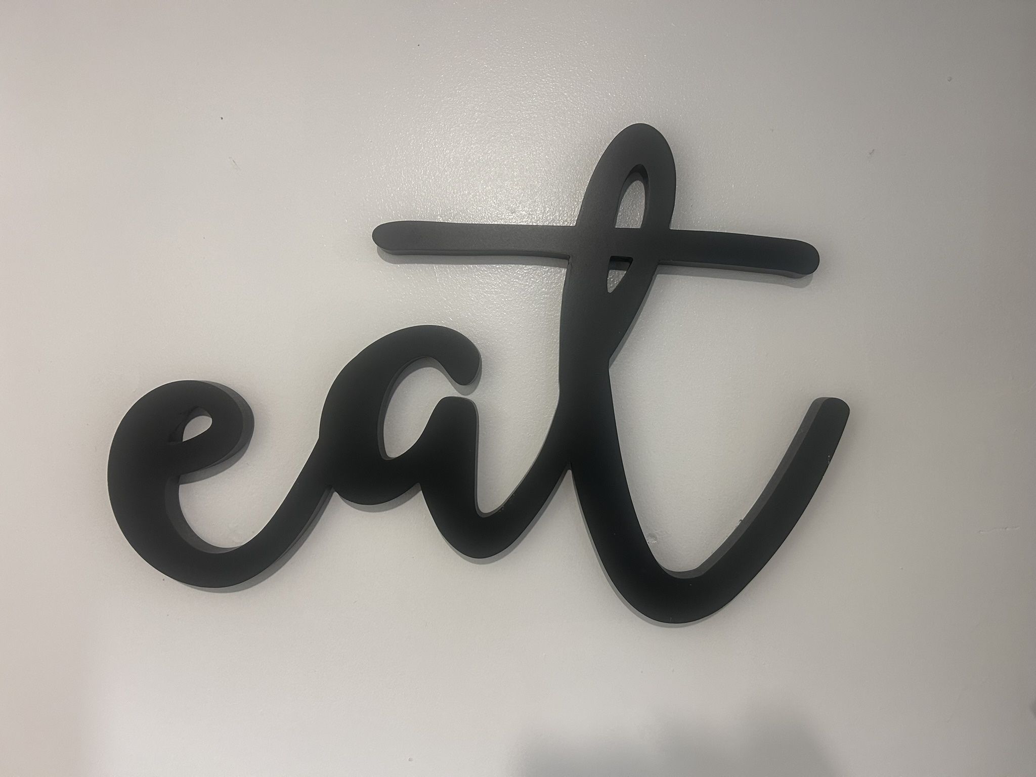 Eat Sign Great Material.