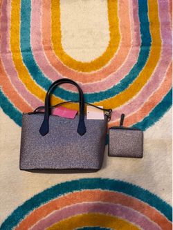 NWT Glitter Kate Spade Purse & Wallet