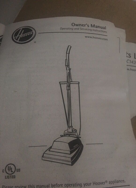 Hoover commercial upright vacuum