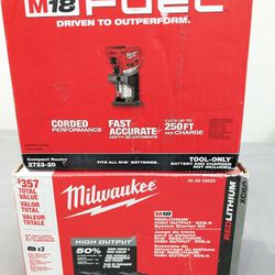 M18 Milwaukee FUEL Brushless Router + XC 6.0 HIGH OUTPUT Starter Kit 