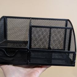 Desk Caddy For Utensils And Supplies