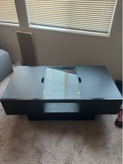 Coffee table with storage