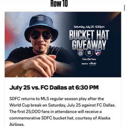SDFC Tickets For July 25th