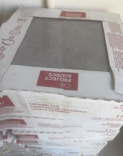 18 Boxes Gray Ceramic Title 200 For Everything Need Gone Pickup Only
