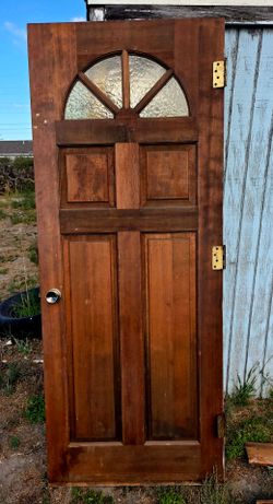 Vintage solid wood door