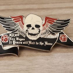 Hard Rock Hotel Las Vegas Skull With Wings Pin