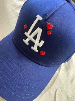 LA Dodgers Baseball Cap with Hearts