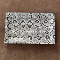Faux Snakeskin Tray