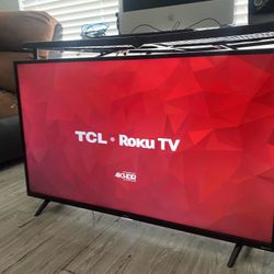 2020 TCL 43” 4K Roku Smart TV