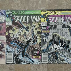 Web Of Spiderman Comic Book Lot