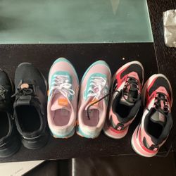 Girls Gym Shoes Puma Size 4 And 4.5 All For $50