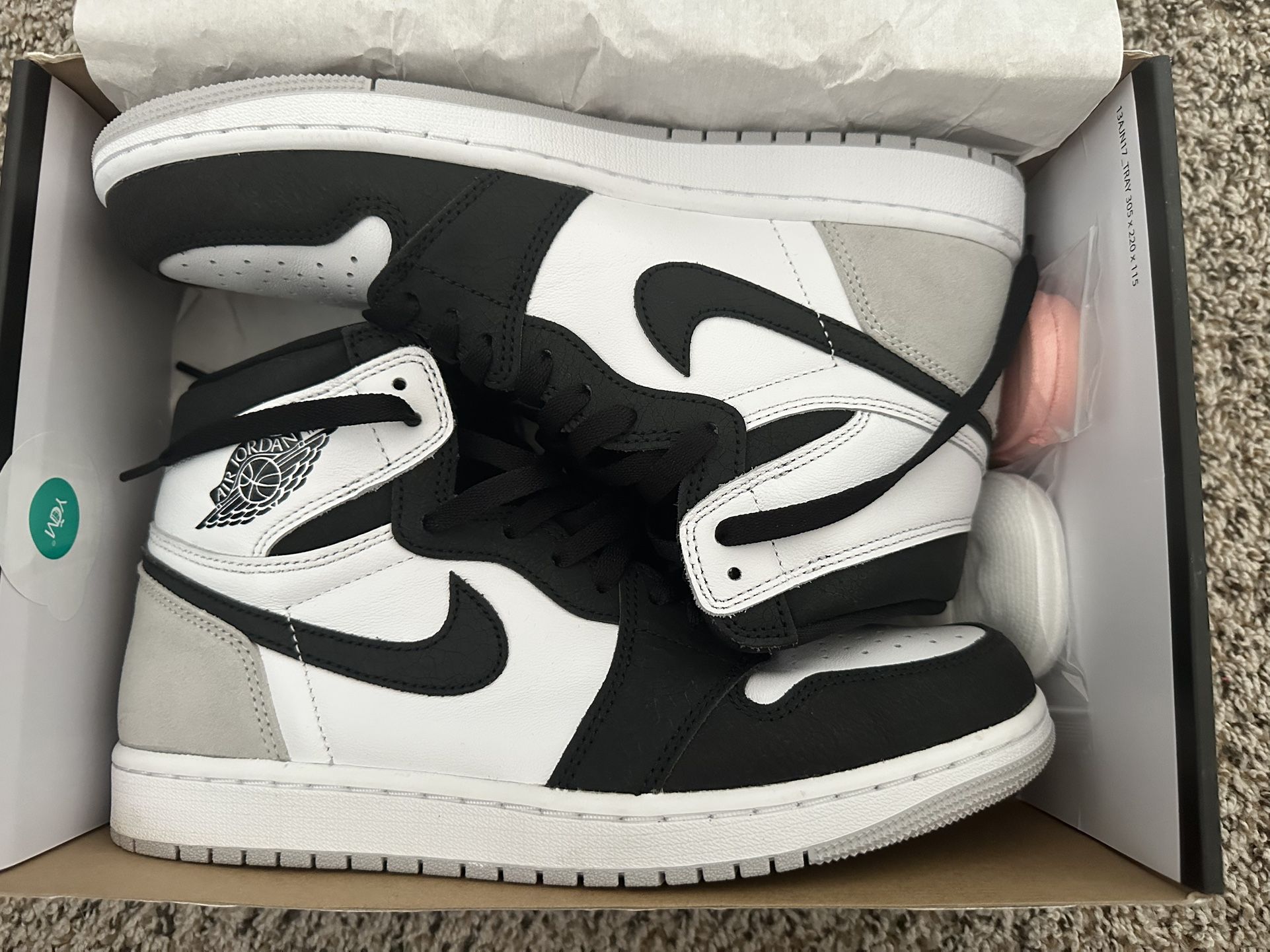 Jordan 1 High Bleached Coral Size 9.5 (Single Wear)