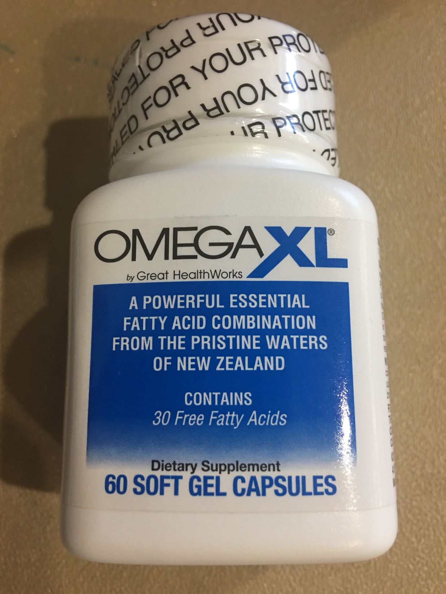 Omega XL 60 Soft Gel Capsules by Great HealthWorks