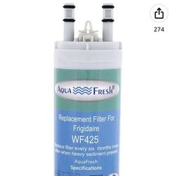 Aqua Fresh WF425 Refrigerator Water Filter. Replacement Filter for Frigidaire.