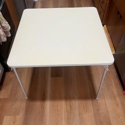 Square Folding Card Table - 38" 