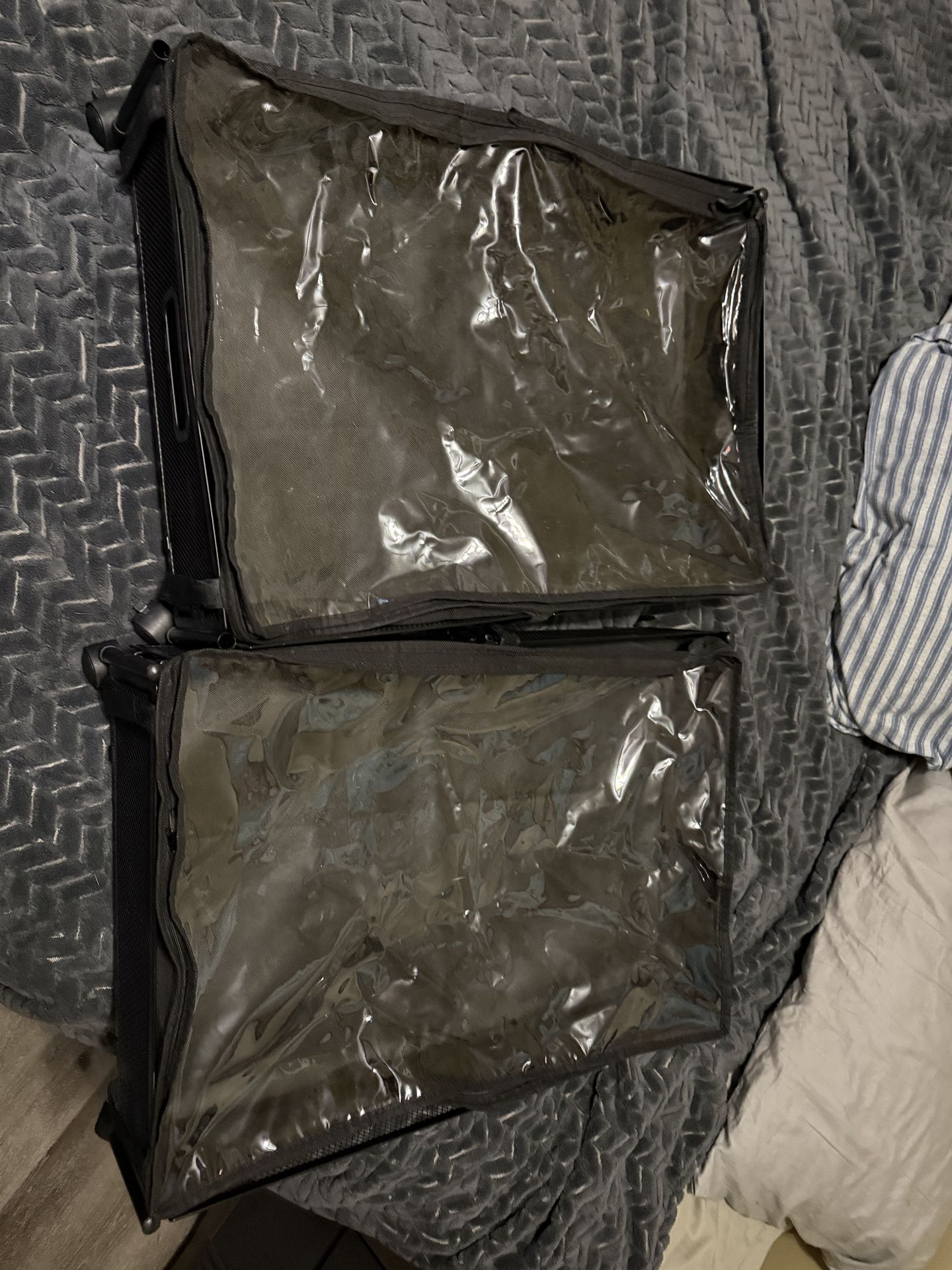 Flat Rolling storage bins