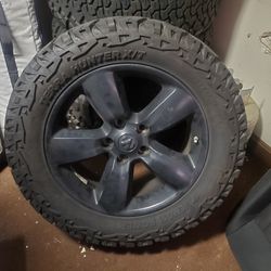 Dodge Ram 20' Wheels and Tires Set w/ Sensors