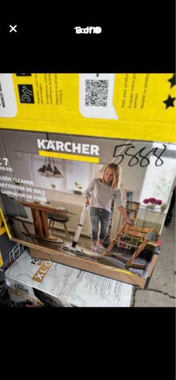 Karcher FC 7 Cordless Electric Hard Floor Cleaner - Perfect for Laminate, Wood, Tile, LVT, Vinyl and Stone Flooring