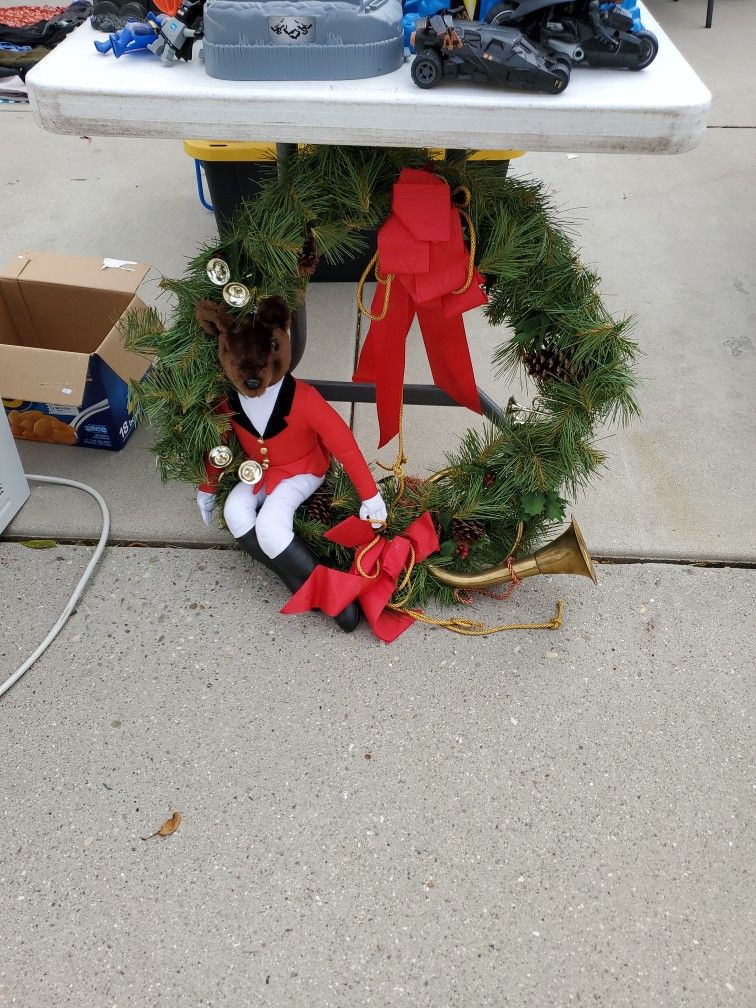 Fox Hunting Wreath Equestrian Wreath