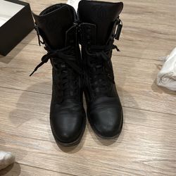 Chanel Combat Boots