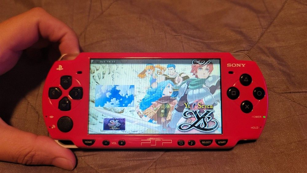 Playstation Psp 2000 Limited Edition Japanese Gundam Principality Of Zeon Modded Video Game Console