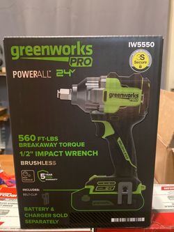 Greenworks Pro IW5550 24V Brushless Impact Wrench
