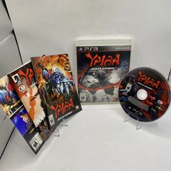 PS3 Yaiba Ninja Gaiden Z Game CIB Mint Disc w/ Comic Insert Manual Clean Tested