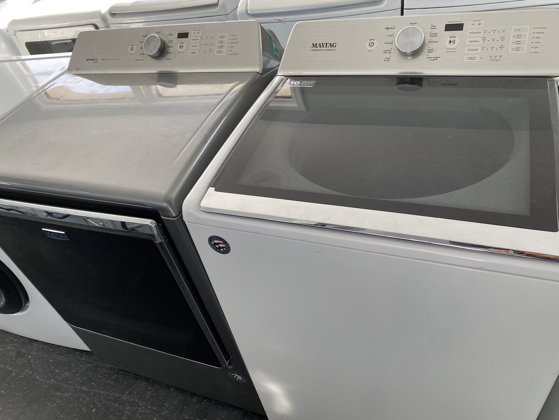 Selling Big Tub Maytag Washer And Dryer With Warranty