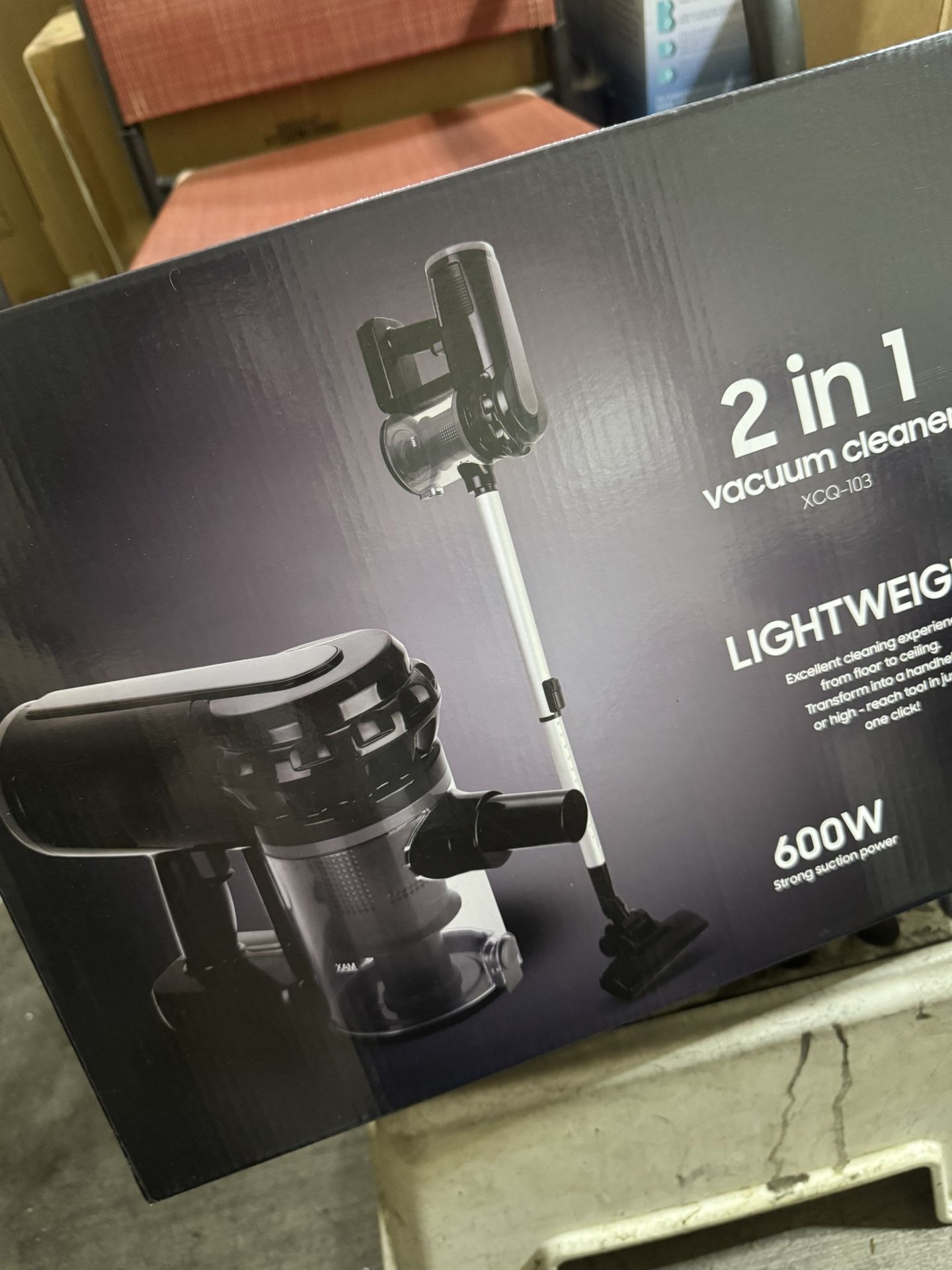 600W Plug in Stick Vacuum Cleaner for Home