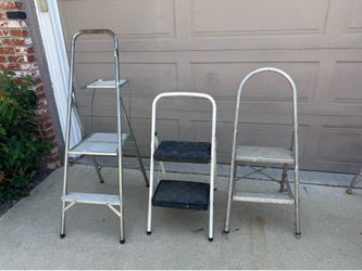 Lot of Miscellaneous Step Ladders