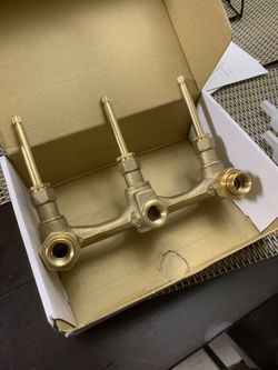 Brass Hardware no Knobs Or Drain Pipe 