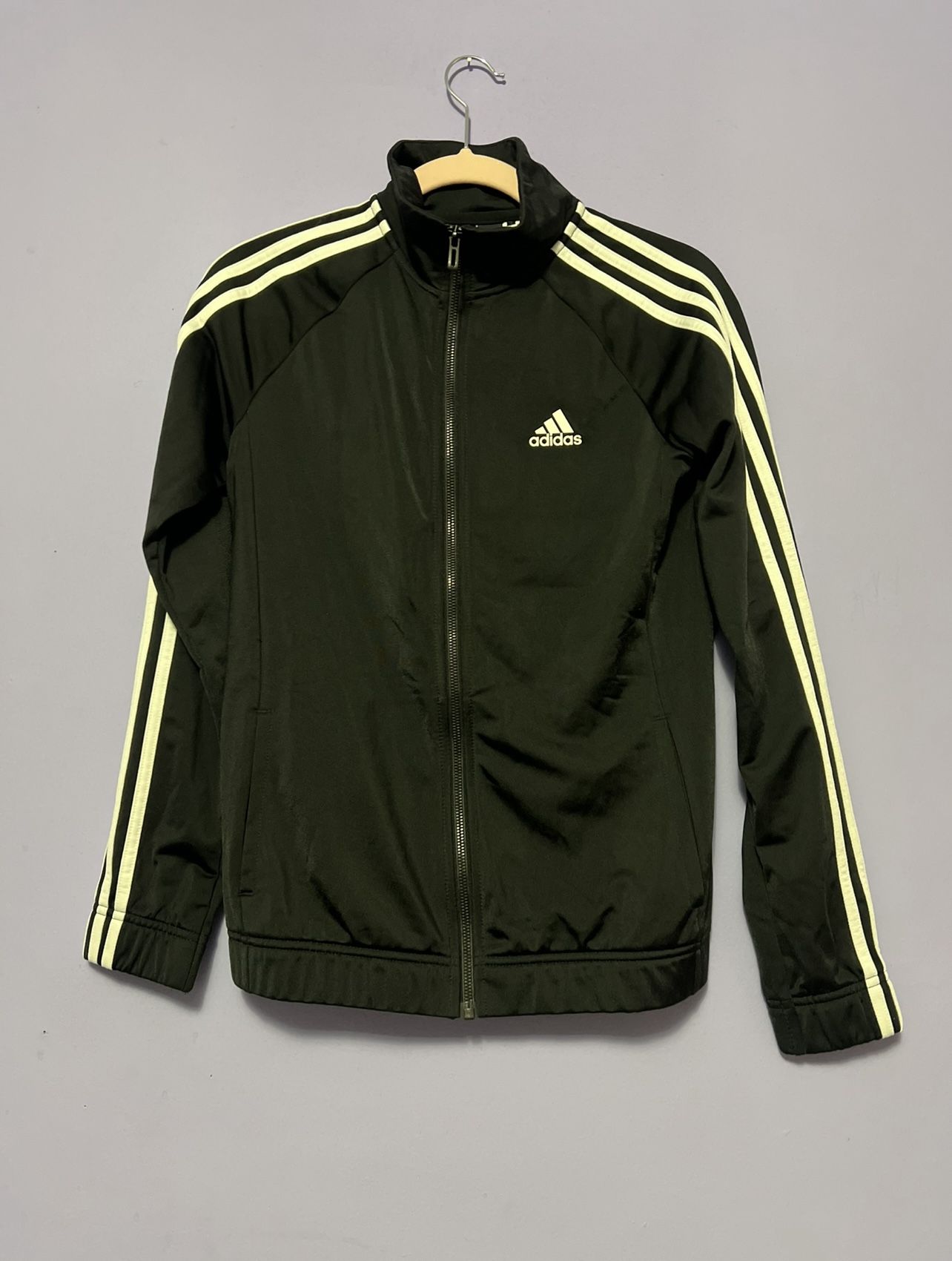 Adidas Black & White Track Jacket 