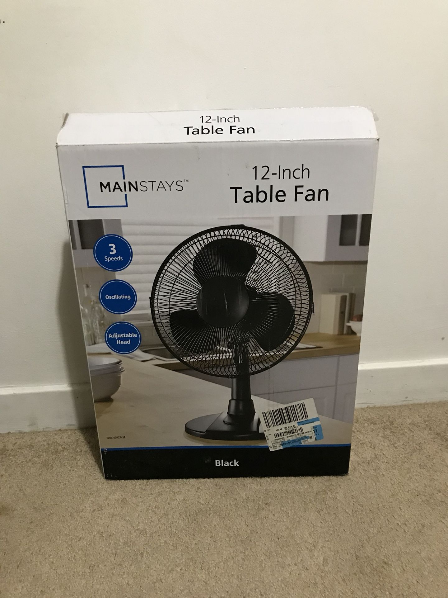 Mainstay table fan