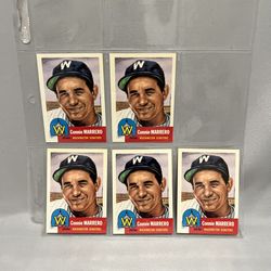 1991 Topps Archives The Ultimate 1953 Set - #13 Connie Marrero (Lot Of 5)