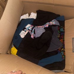 Box of women’s clothing