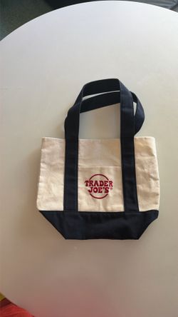 Trader Joe’s Mini Tote Navy Blue