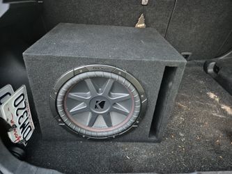 12 Inch Subwoofer With Box And Amp