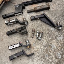 Assortment Of Trailer Hitches Starting At $20 Each Or Offer