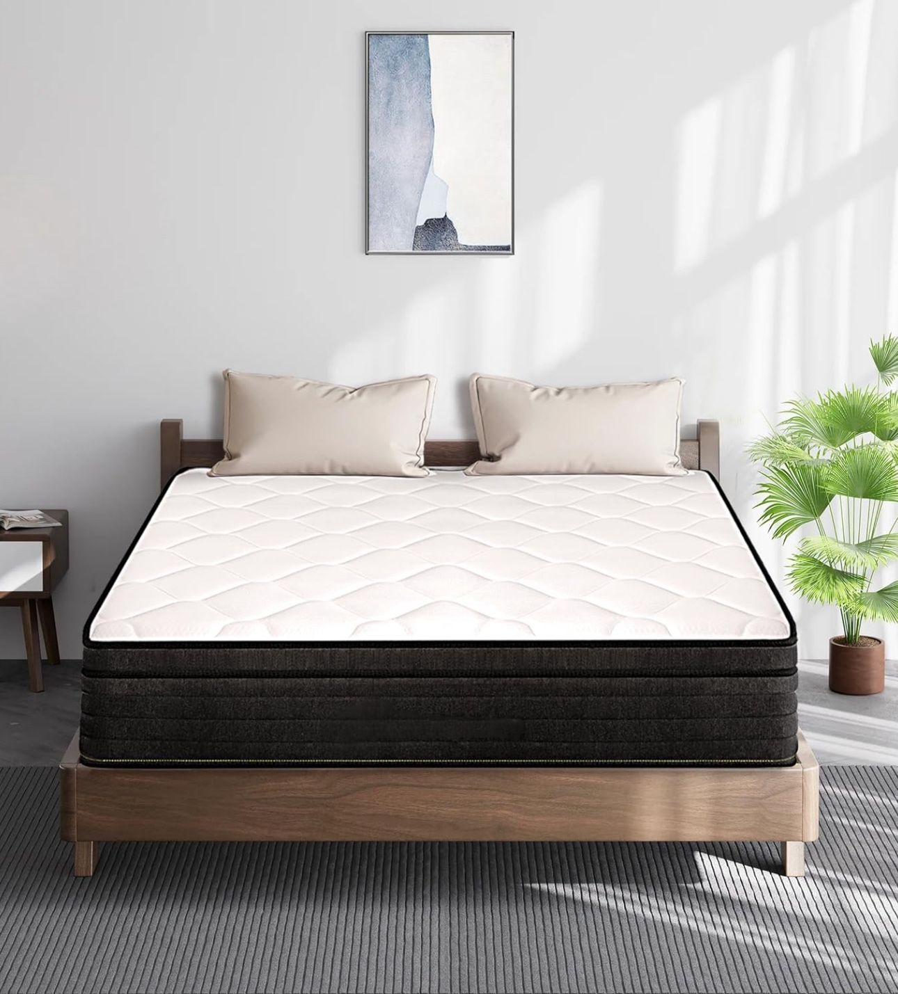 Full Size 12-inch Memory Form with Single Spring Mattresses ,Medium Firm